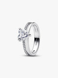 Anillo Doble de Corazon