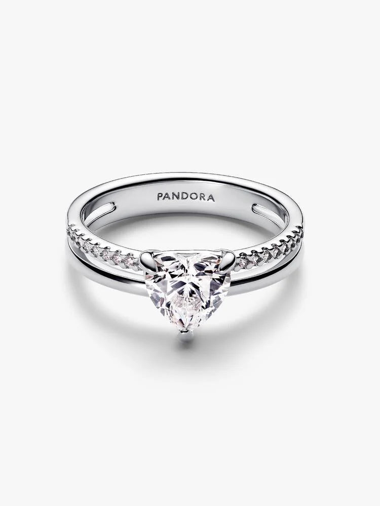 Anillo Doble de Corazon