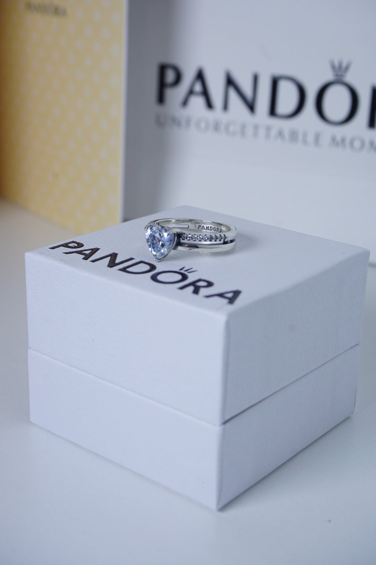 Anillo Doble de Corazon