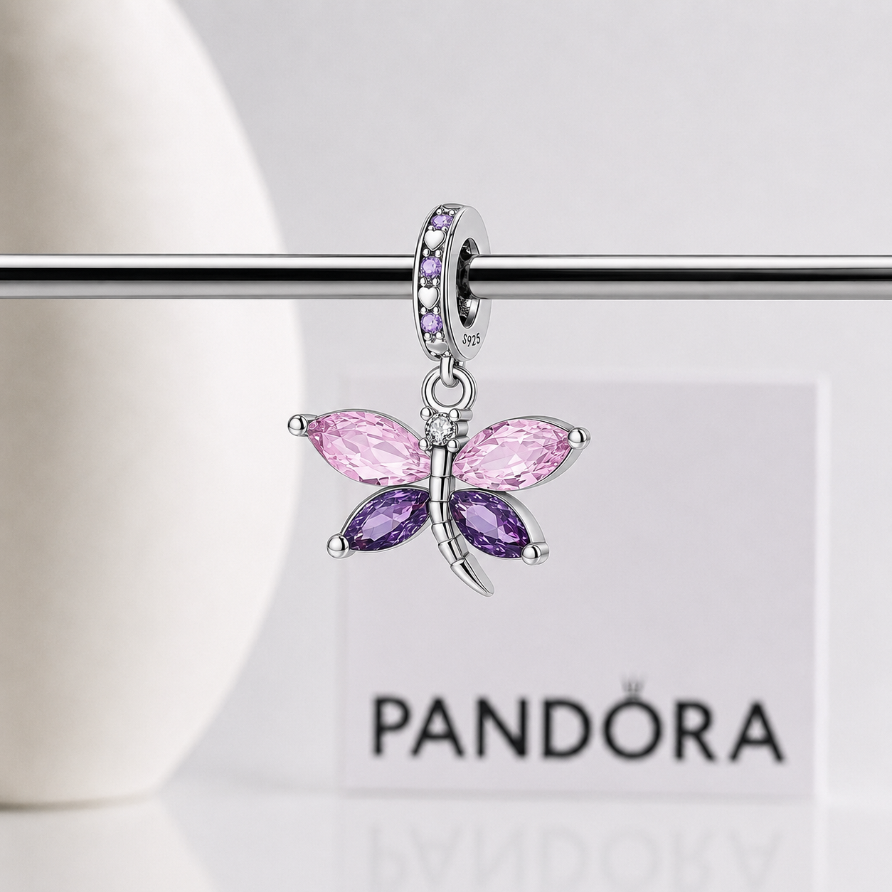 Charm Libélula de cristales