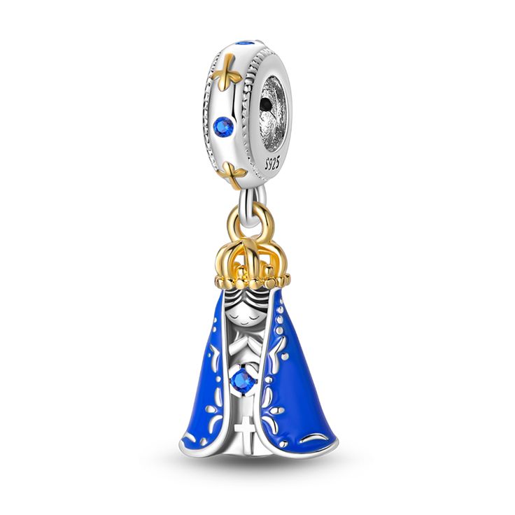 Charm Virgen Azul