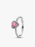 Anillo Elevated Heart Rose