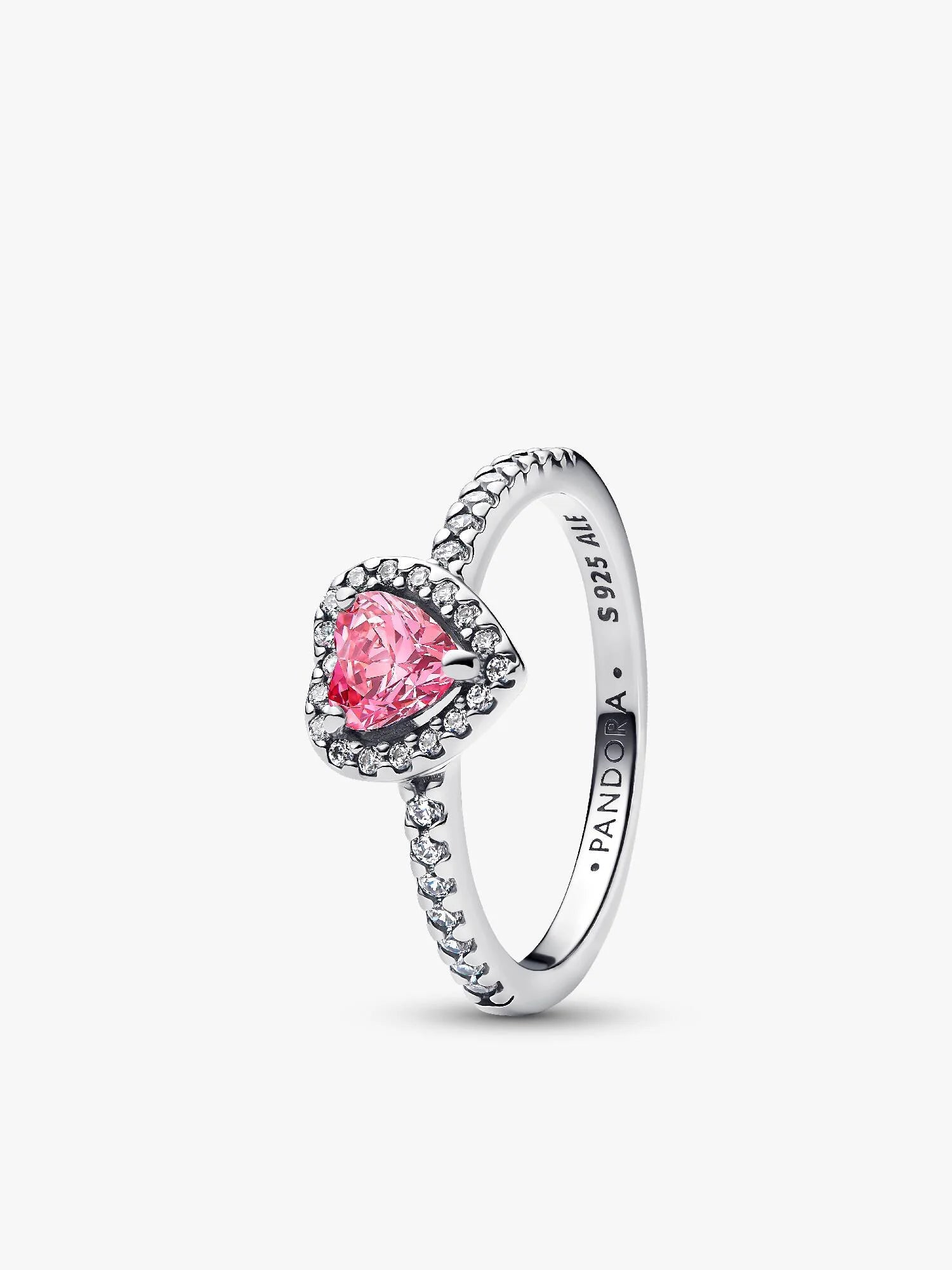Anillo Elevated Heart Rose