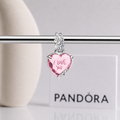 Charm Cristal Corazon I Love You