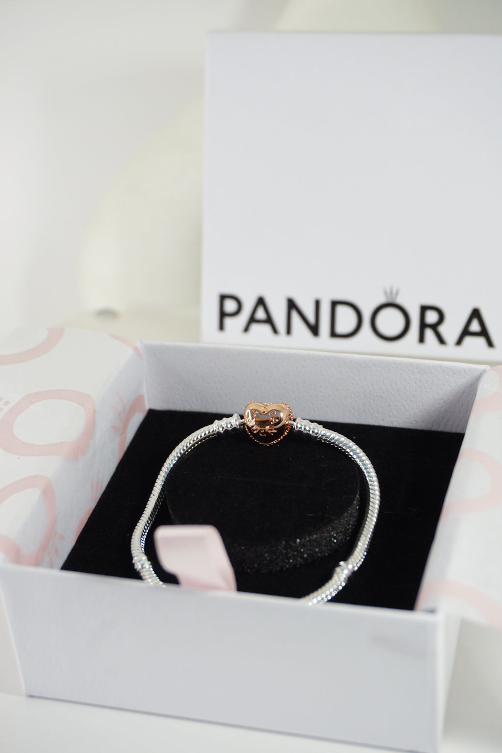 Heart Pave Rose