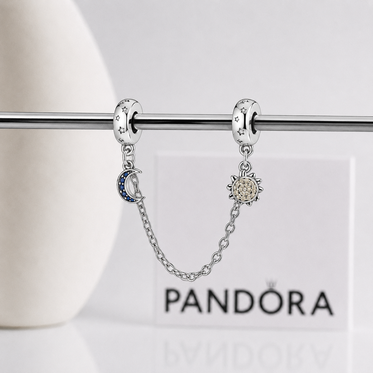 Charm de Seguridad Sol y Luna