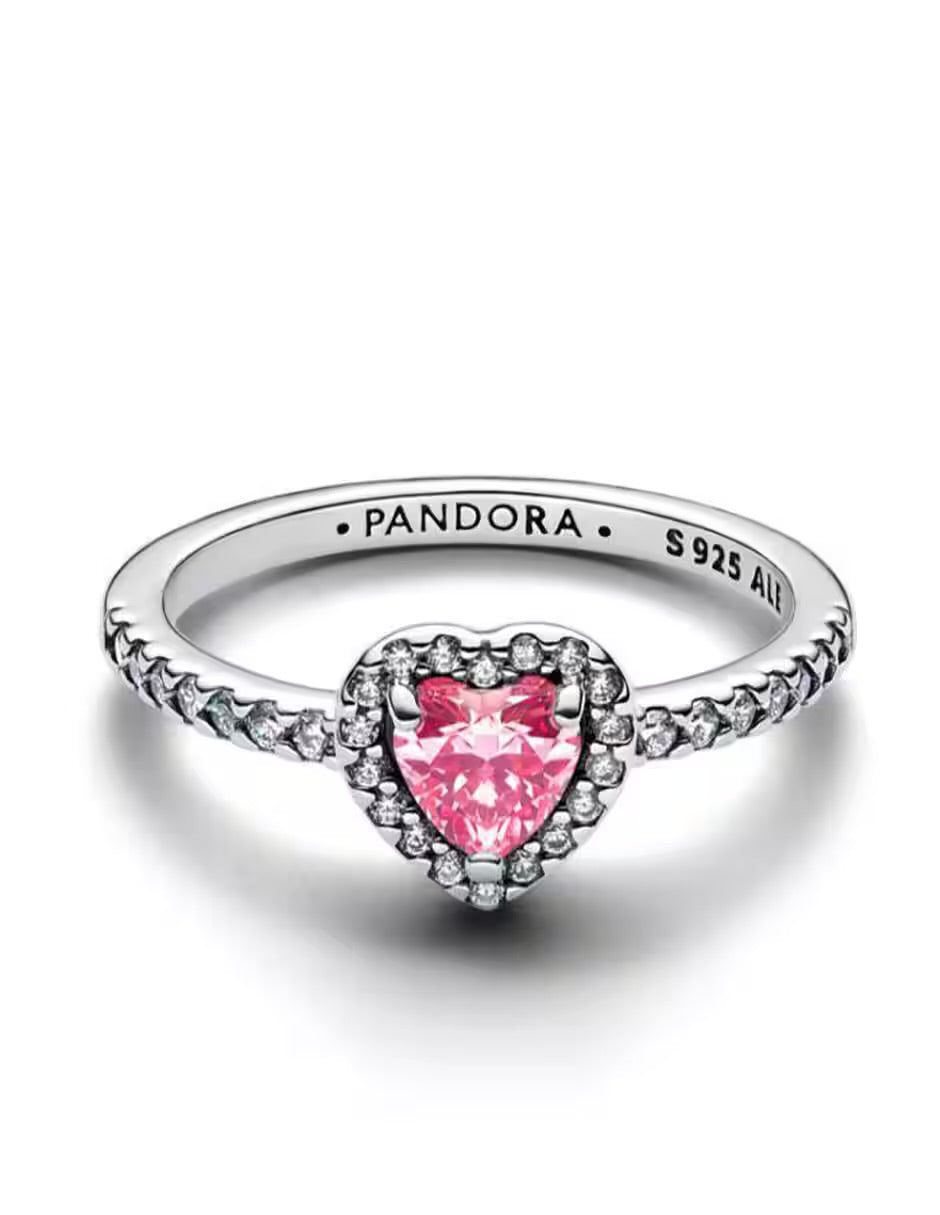 Anillo Elevated Heart Rose