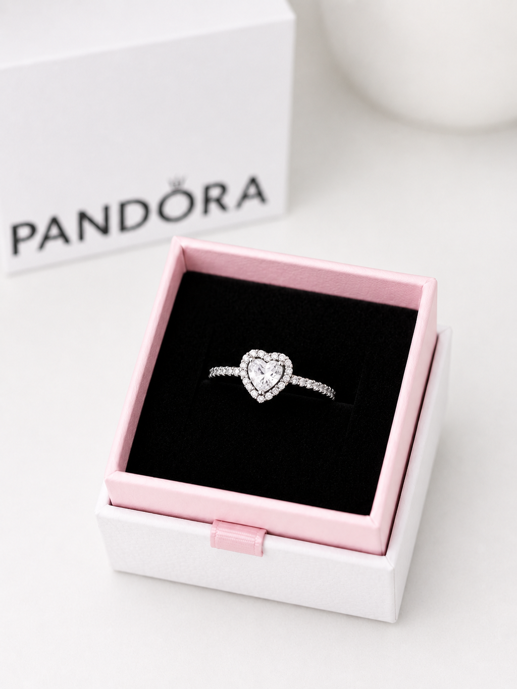 Anillo Elevated Heart Silver