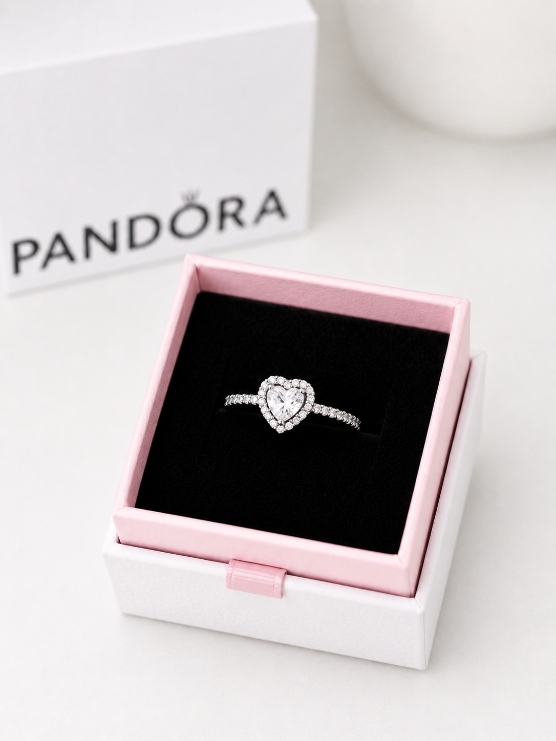 Anillo Elevated Heart Silver