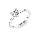 Anillo Solitario Corazon