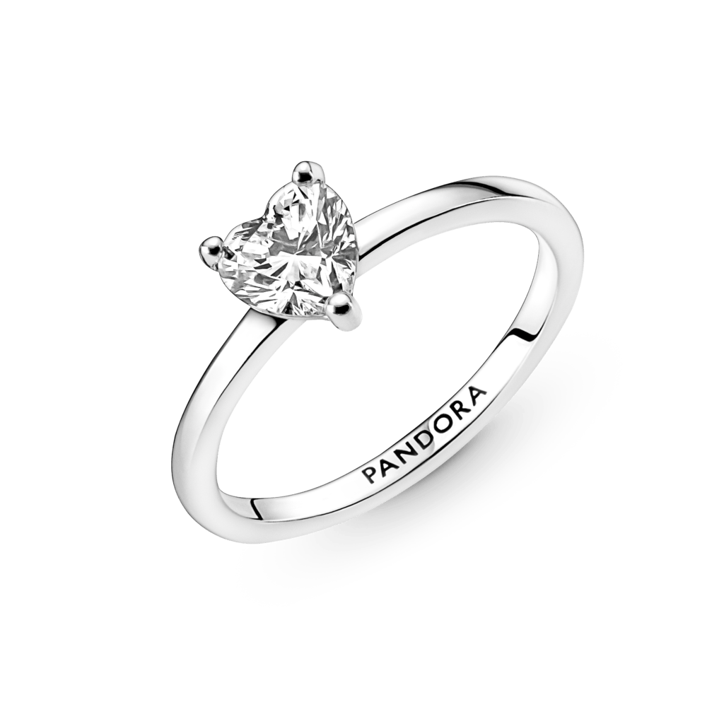 Anillo Solitario Corazon