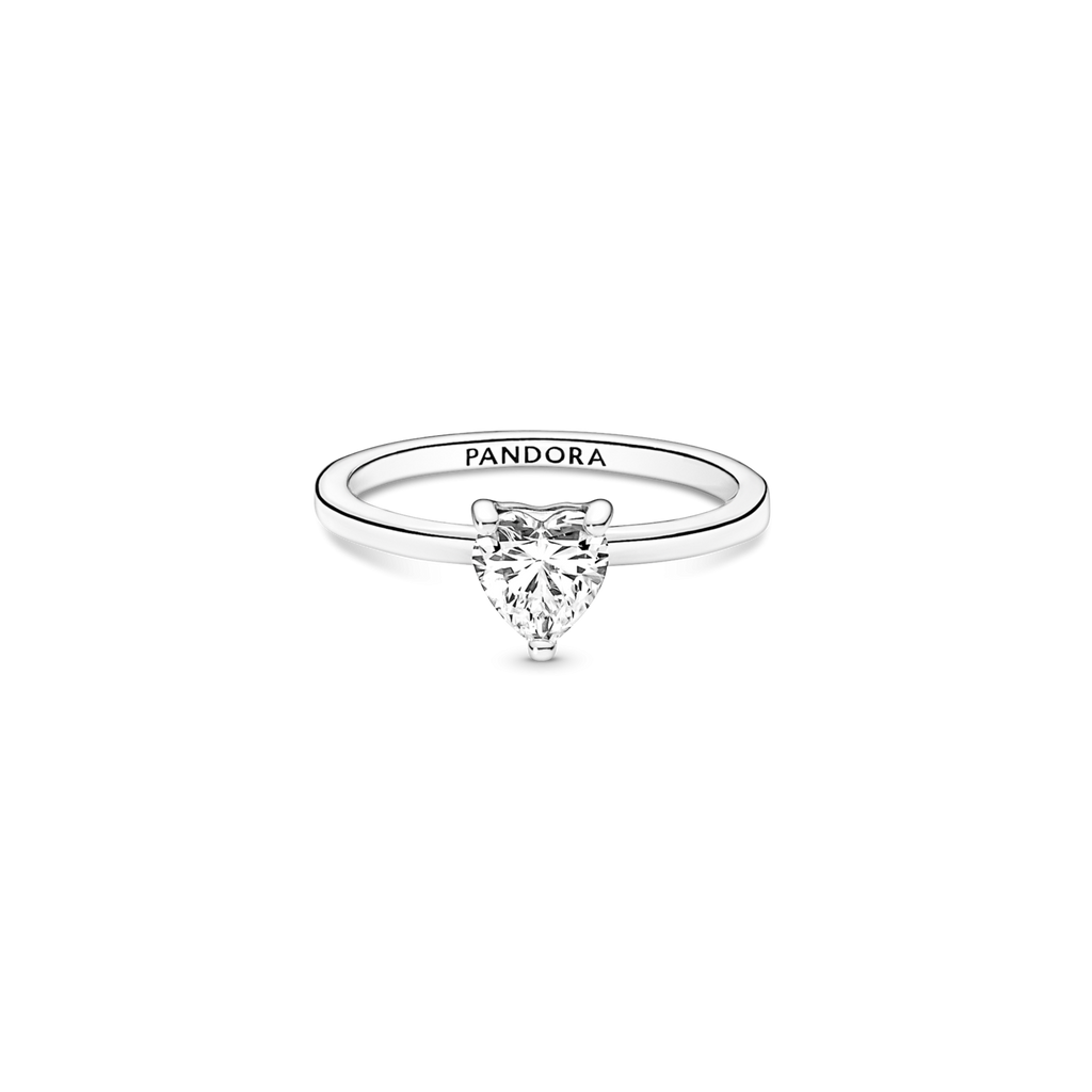 Anillo Solitario Corazon