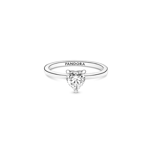 Anillo Solitario Corazon